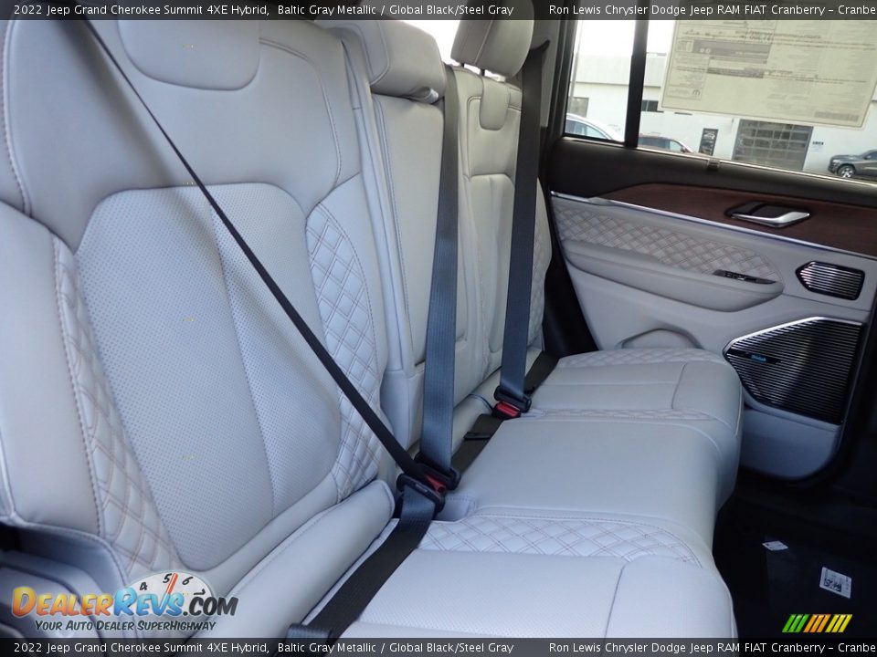 Rear Seat of 2022 Jeep Grand Cherokee Summit 4XE Hybrid Photo #11