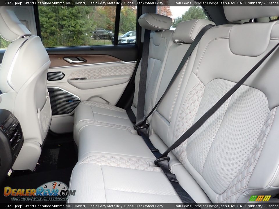 Rear Seat of 2022 Jeep Grand Cherokee Summit 4XE Hybrid Photo #12