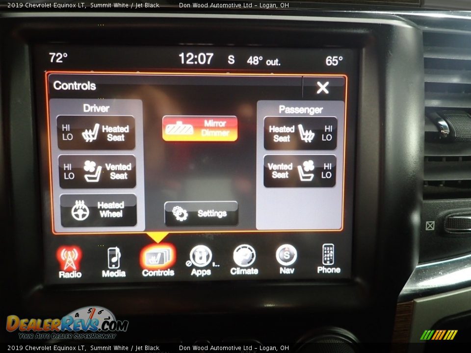 2019 Chevrolet Equinox LT Summit White / Jet Black Photo #3