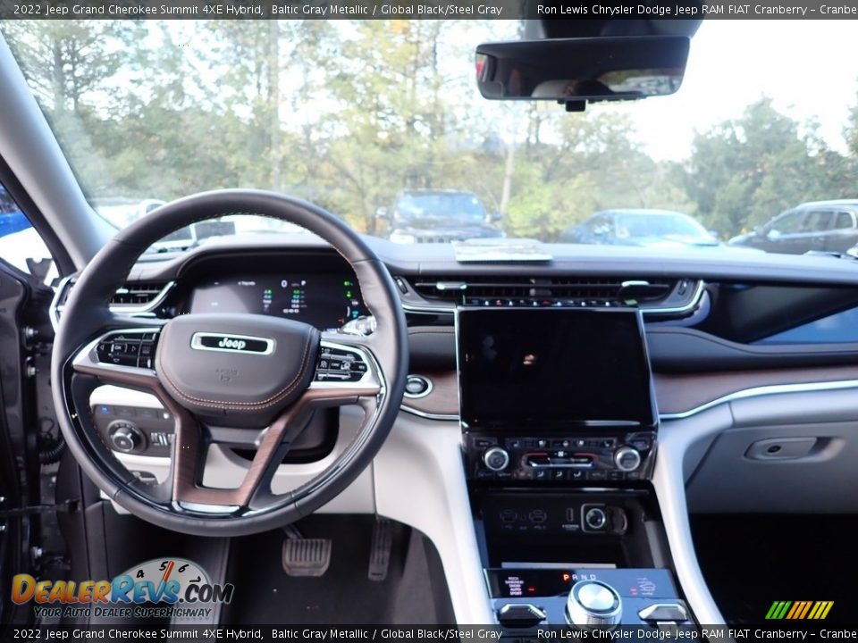 Dashboard of 2022 Jeep Grand Cherokee Summit 4XE Hybrid Photo #13