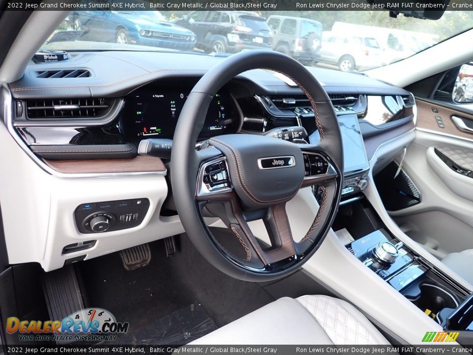 Dashboard of 2022 Jeep Grand Cherokee Summit 4XE Hybrid Photo #19