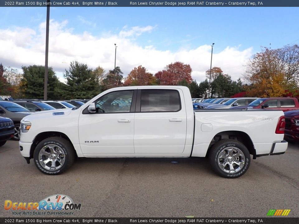 2022 Ram 1500 Big Horn Crew Cab 4x4 Bright White / Black Photo #2