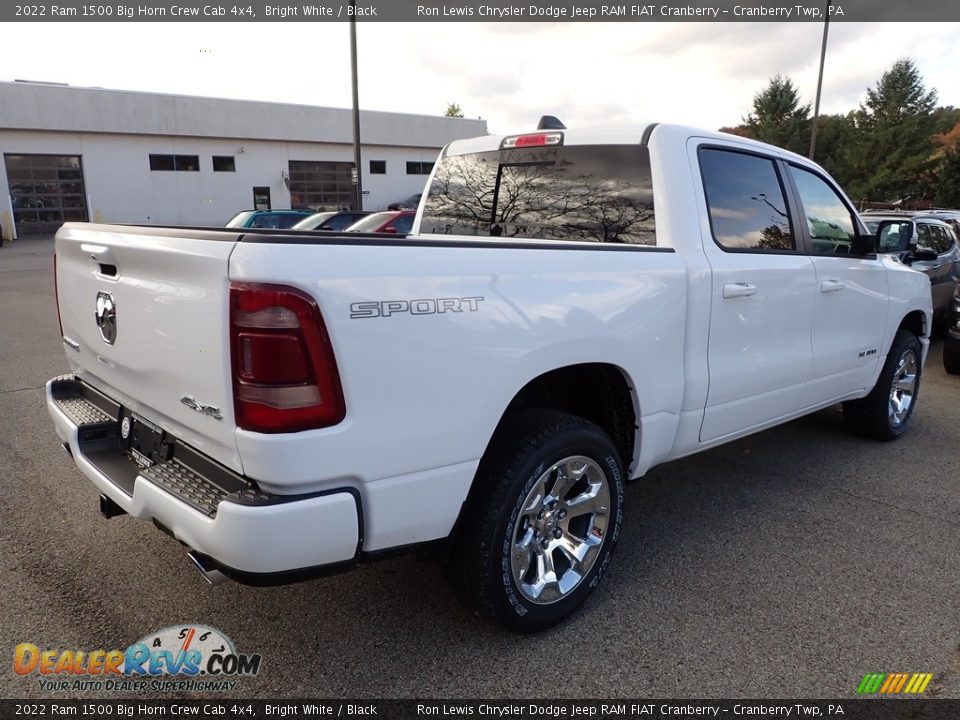 2022 Ram 1500 Big Horn Crew Cab 4x4 Bright White / Black Photo #5