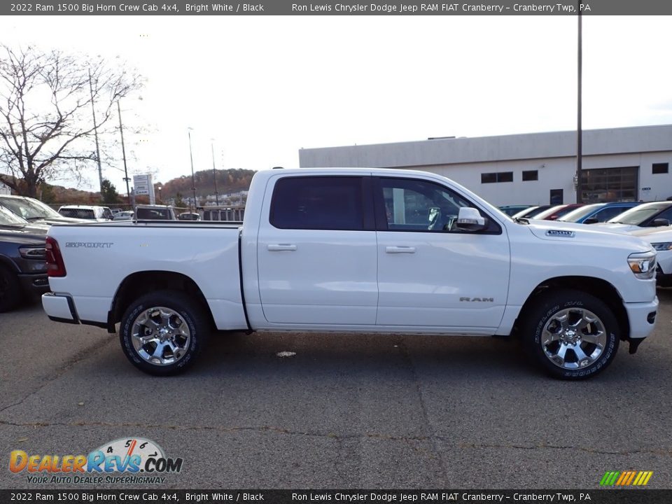 2022 Ram 1500 Big Horn Crew Cab 4x4 Bright White / Black Photo #6