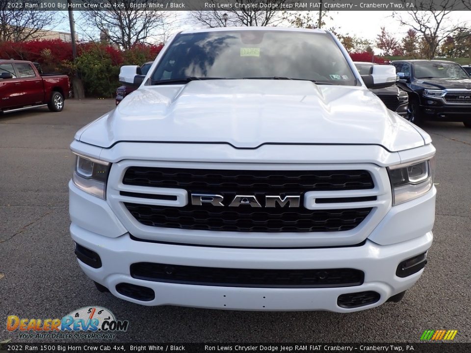 2022 Ram 1500 Big Horn Crew Cab 4x4 Bright White / Black Photo #8