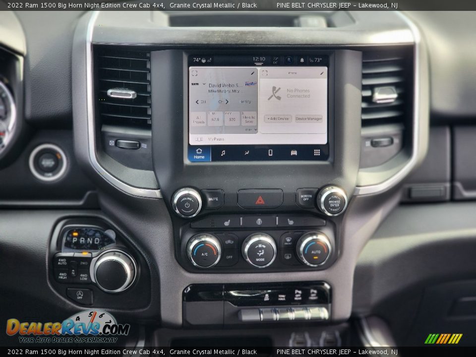 Controls of 2022 Ram 1500 Big Horn Night Edition Crew Cab 4x4 Photo #8