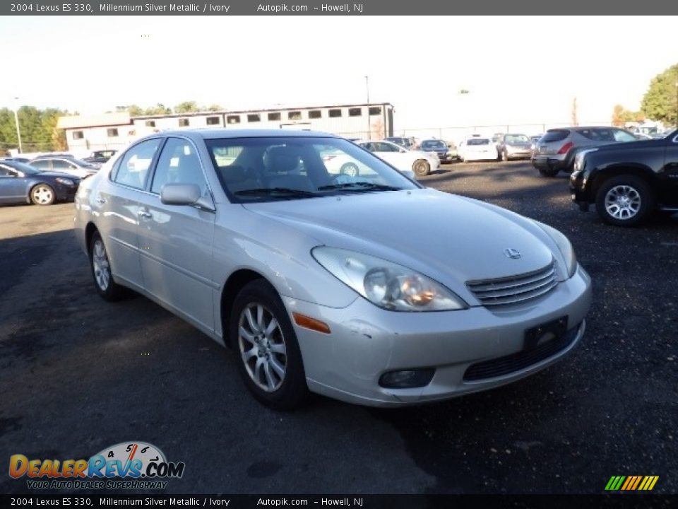 2004 Lexus ES 330 Millennium Silver Metallic / Ivory Photo #3