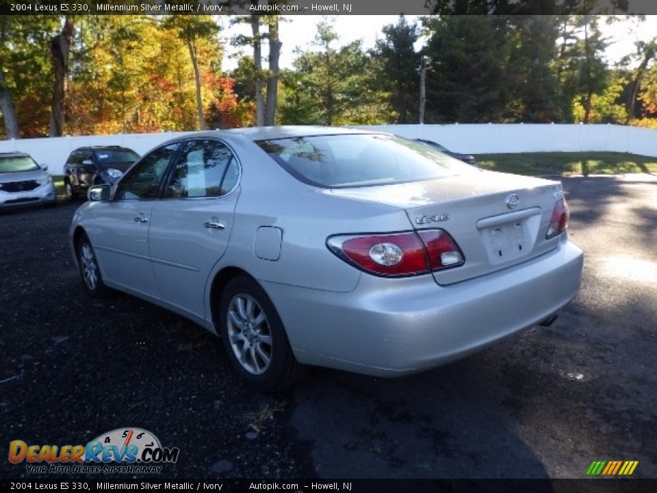 2004 Lexus ES 330 Millennium Silver Metallic / Ivory Photo #4