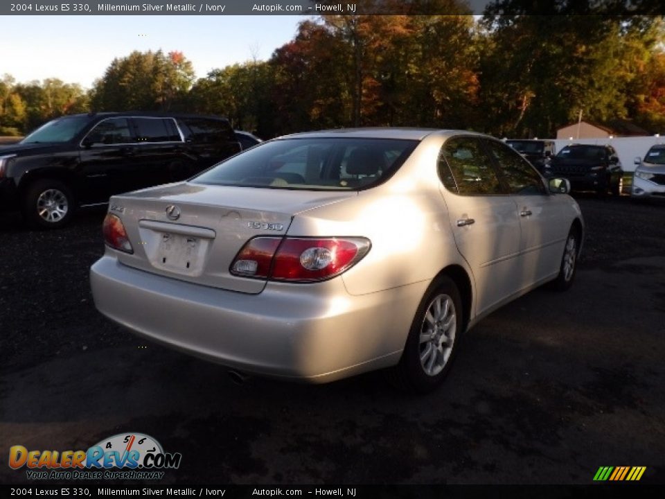 2004 Lexus ES 330 Millennium Silver Metallic / Ivory Photo #5