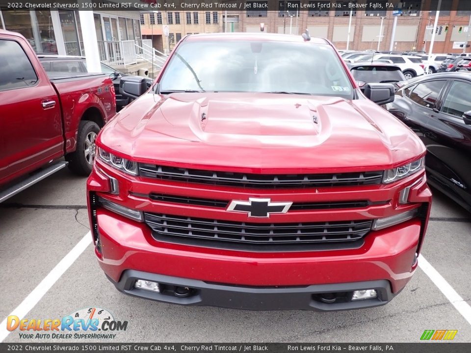 2022 Chevrolet Silverado 1500 Limited RST Crew Cab 4x4 Cherry Red Tintcoat / Jet Black Photo #2