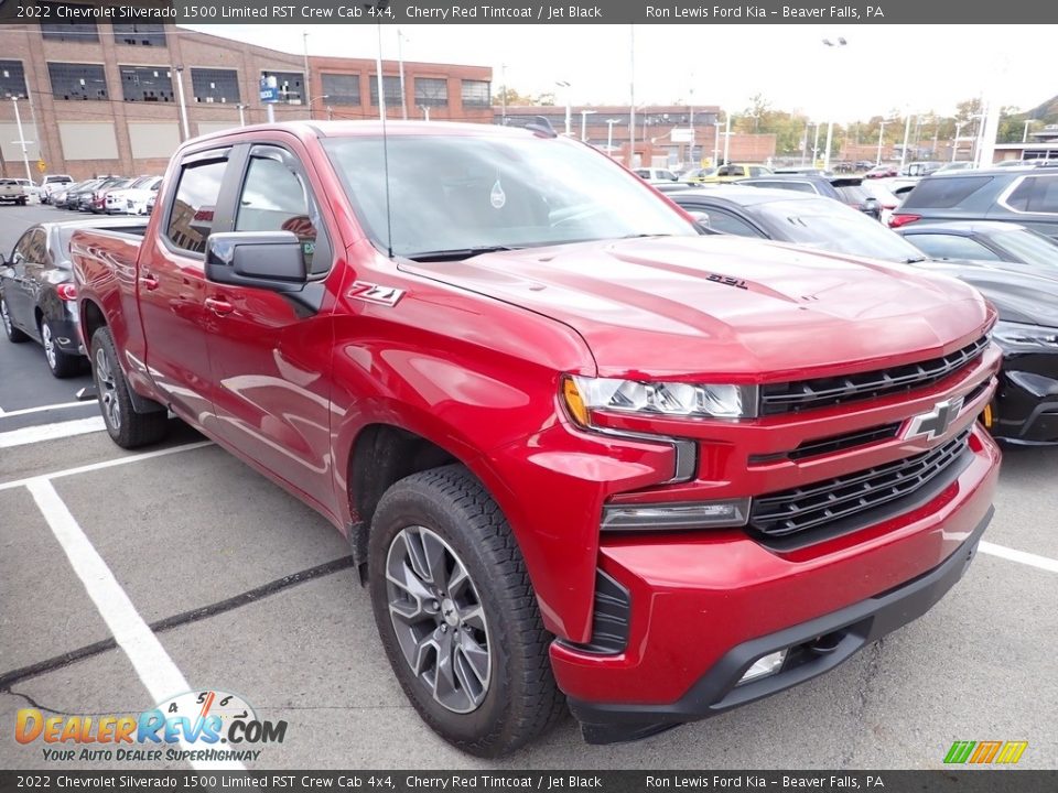 Front 3/4 View of 2022 Chevrolet Silverado 1500 Limited RST Crew Cab 4x4 Photo #3
