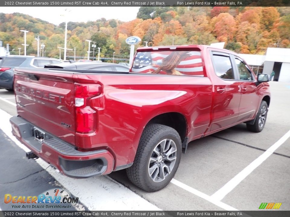 2022 Chevrolet Silverado 1500 Limited RST Crew Cab 4x4 Cherry Red Tintcoat / Jet Black Photo #4