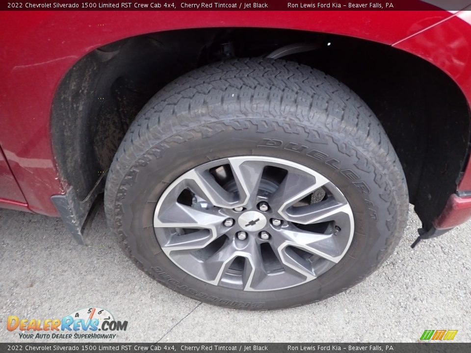 2022 Chevrolet Silverado 1500 Limited RST Crew Cab 4x4 Cherry Red Tintcoat / Jet Black Photo #5