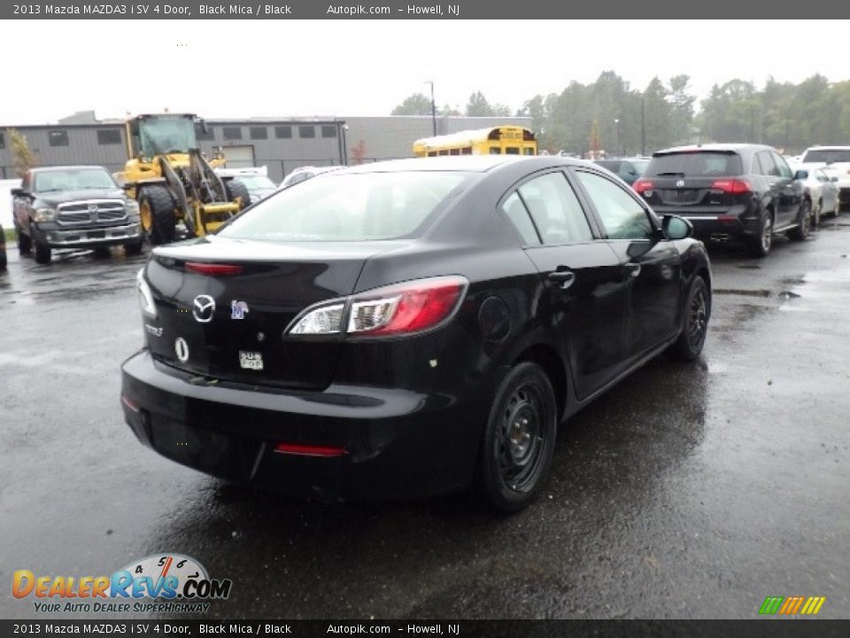 2013 Mazda MAZDA3 i SV 4 Door Black Mica / Black Photo #6