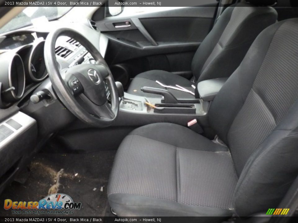2013 Mazda MAZDA3 i SV 4 Door Black Mica / Black Photo #8