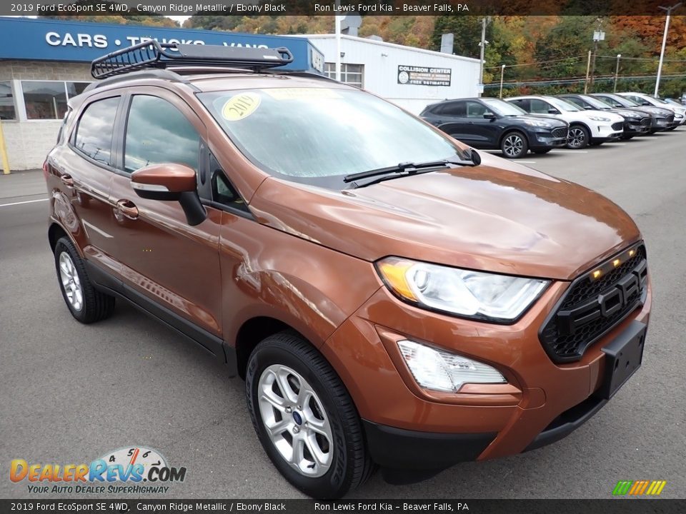 2019 Ford EcoSport SE 4WD Canyon Ridge Metallic / Ebony Black Photo #2