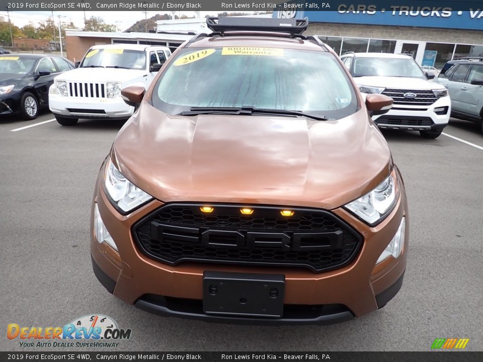2019 Ford EcoSport SE 4WD Canyon Ridge Metallic / Ebony Black Photo #3