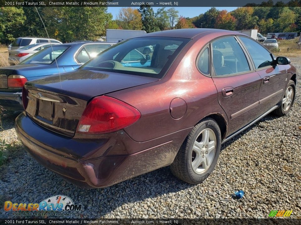 2001 Ford Taurus SEL Chestnut Metallic / Medium Parchment Photo #2