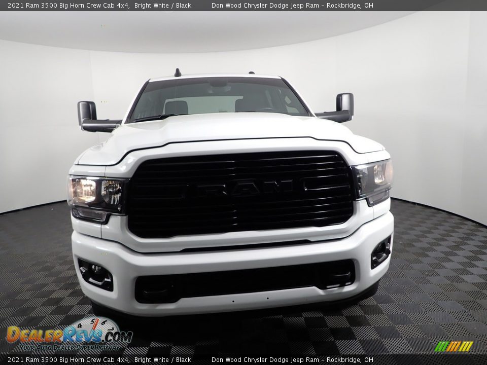 2021 Ram 3500 Big Horn Crew Cab 4x4 Bright White / Black Photo #6