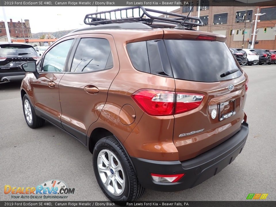 2019 Ford EcoSport SE 4WD Canyon Ridge Metallic / Ebony Black Photo #6