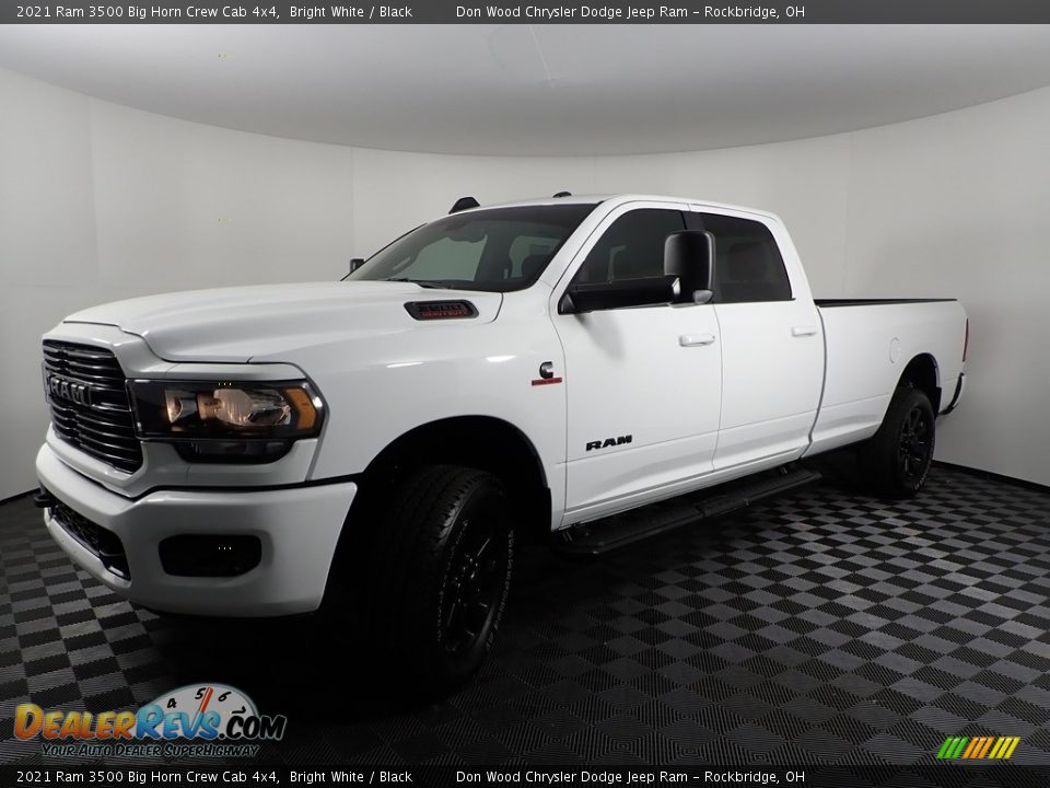 2021 Ram 3500 Big Horn Crew Cab 4x4 Bright White / Black Photo #7