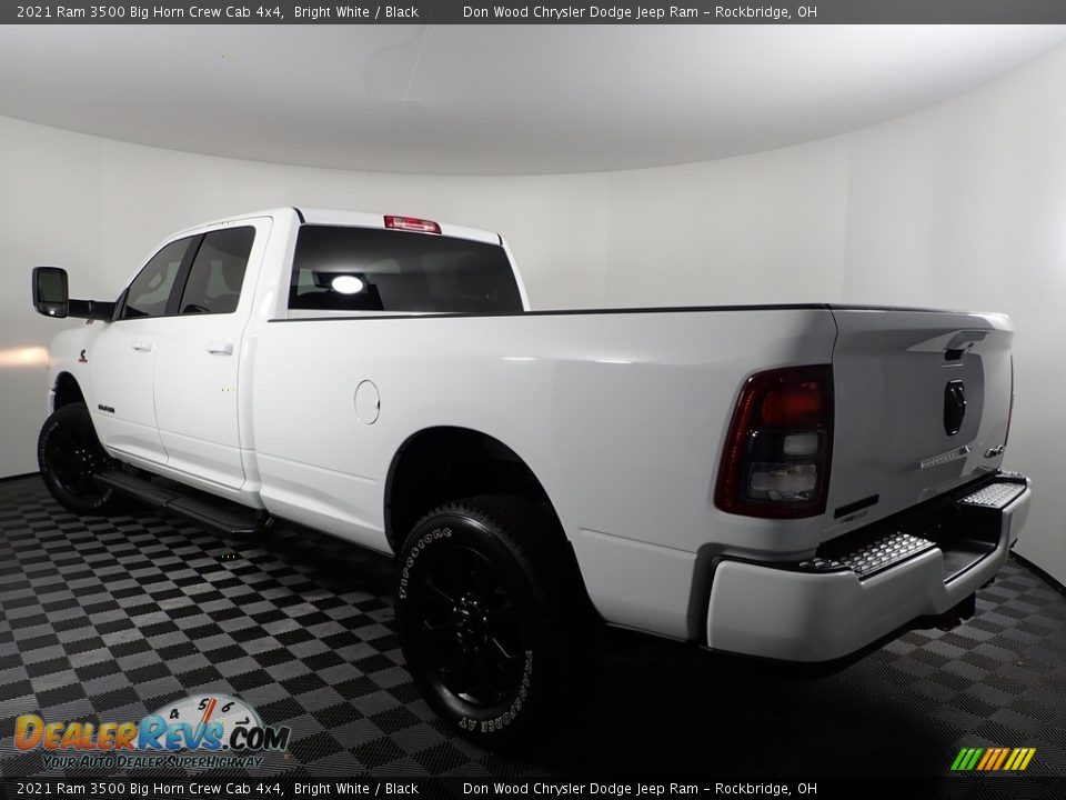 2021 Ram 3500 Big Horn Crew Cab 4x4 Bright White / Black Photo #8