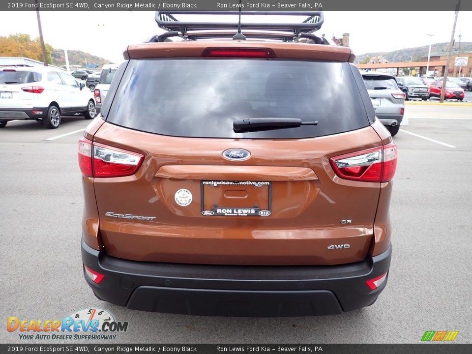 2019 Ford EcoSport SE 4WD Canyon Ridge Metallic / Ebony Black Photo #7