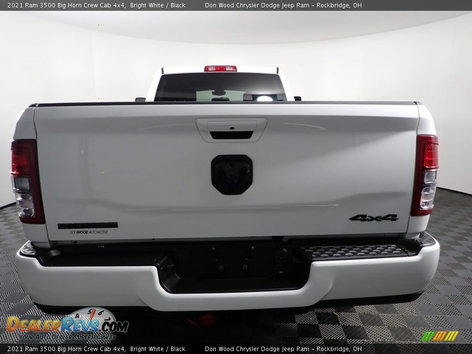 2021 Ram 3500 Big Horn Crew Cab 4x4 Bright White / Black Photo #9