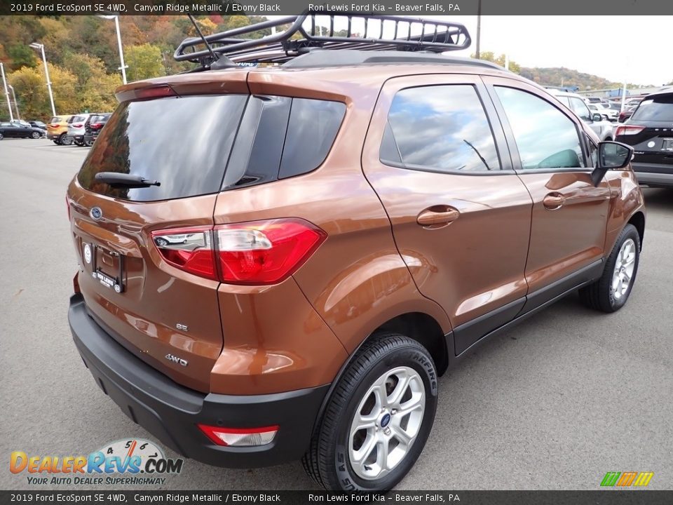 2019 Ford EcoSport SE 4WD Canyon Ridge Metallic / Ebony Black Photo #8