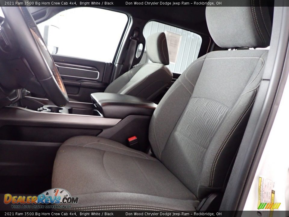 2021 Ram 3500 Big Horn Crew Cab 4x4 Bright White / Black Photo #15