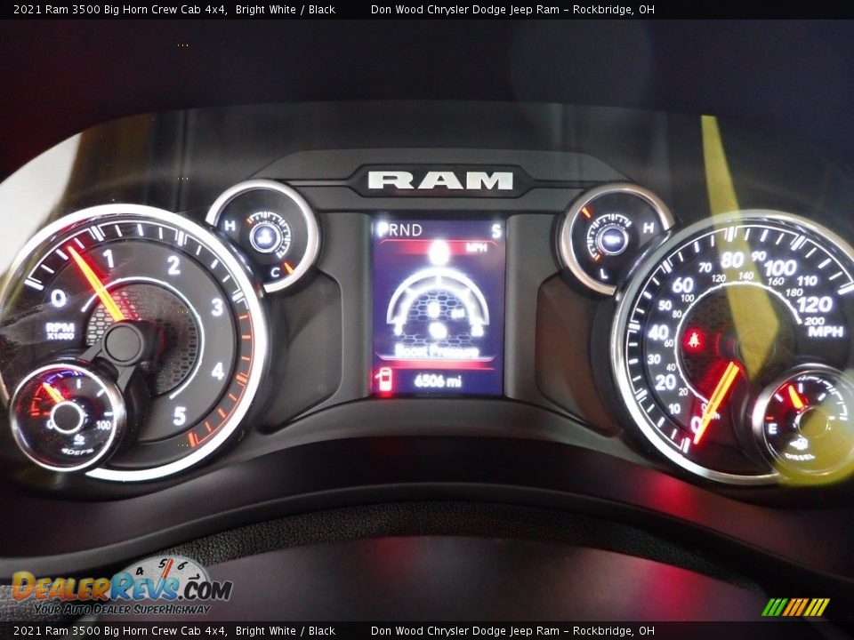 2021 Ram 3500 Big Horn Crew Cab 4x4 Bright White / Black Photo #19