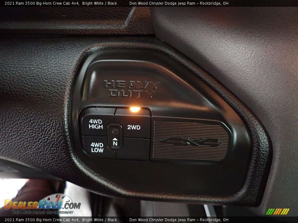 2021 Ram 3500 Big Horn Crew Cab 4x4 Bright White / Black Photo #22