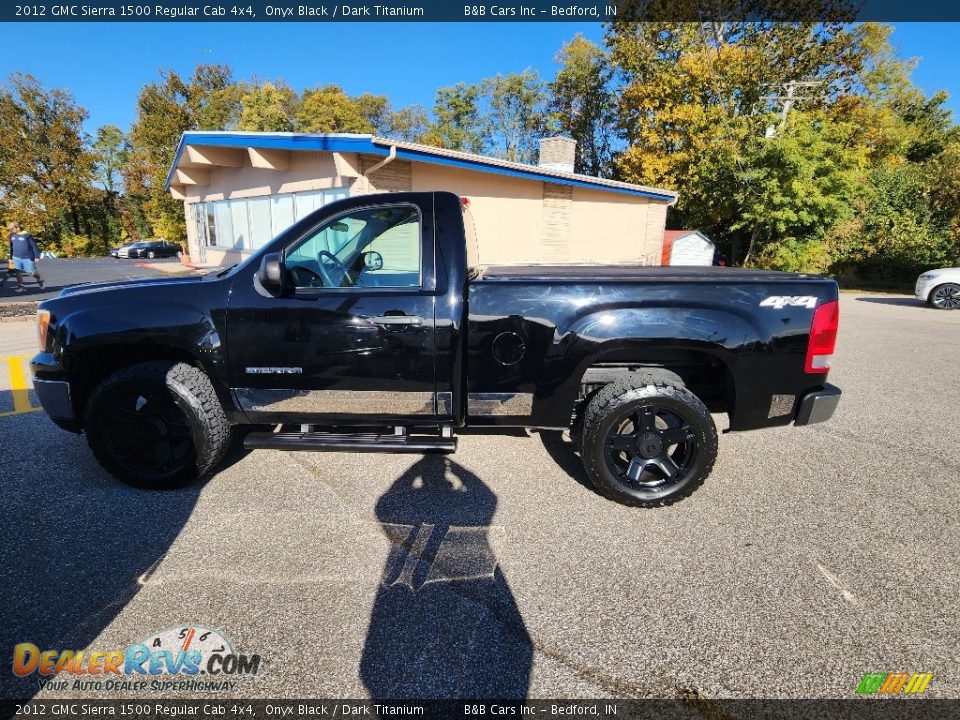 2012 GMC Sierra 1500 Regular Cab 4x4 Onyx Black / Dark Titanium Photo #1