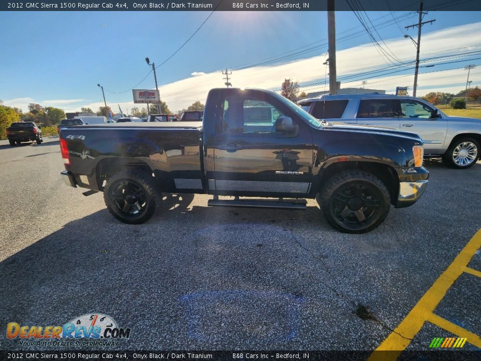 2012 GMC Sierra 1500 Regular Cab 4x4 Onyx Black / Dark Titanium Photo #5