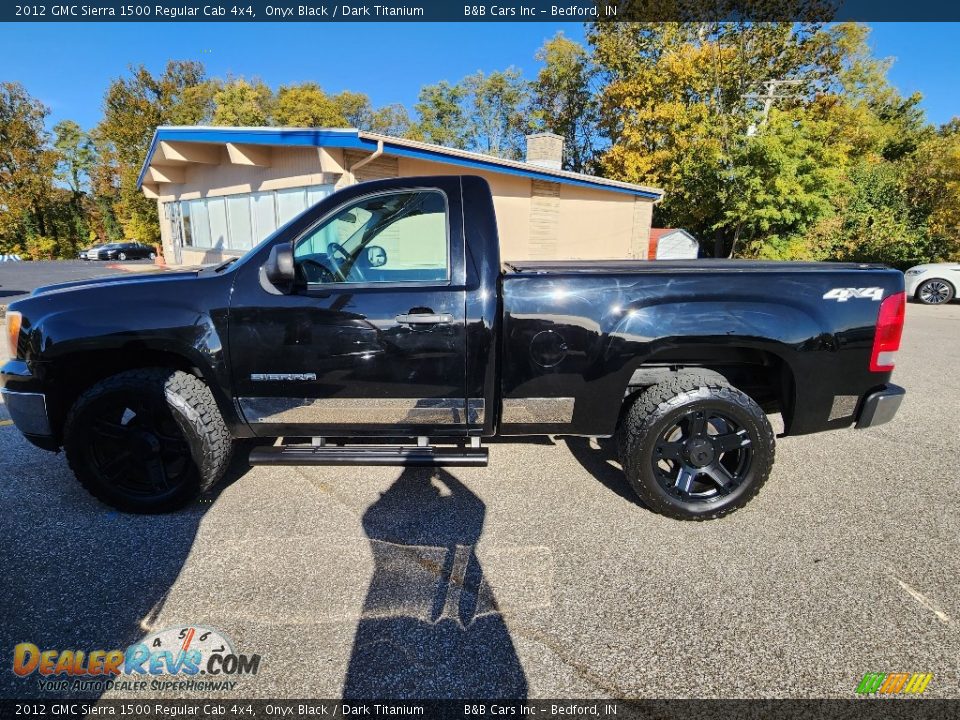 2012 GMC Sierra 1500 Regular Cab 4x4 Onyx Black / Dark Titanium Photo #26