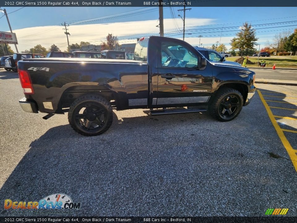 2012 GMC Sierra 1500 Regular Cab 4x4 Onyx Black / Dark Titanium Photo #27