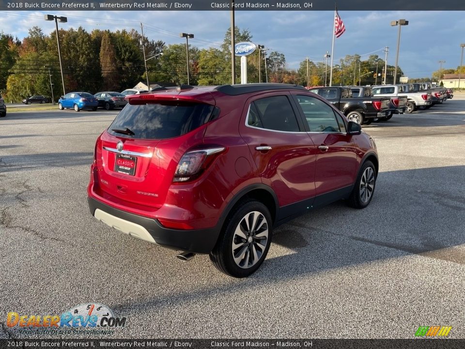 2018 Buick Encore Preferred II Winterberry Red Metallic / Ebony Photo #5