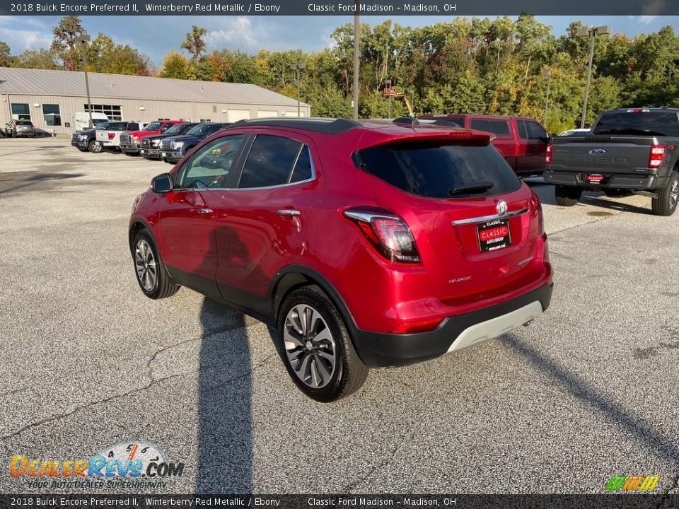 2018 Buick Encore Preferred II Winterberry Red Metallic / Ebony Photo #7