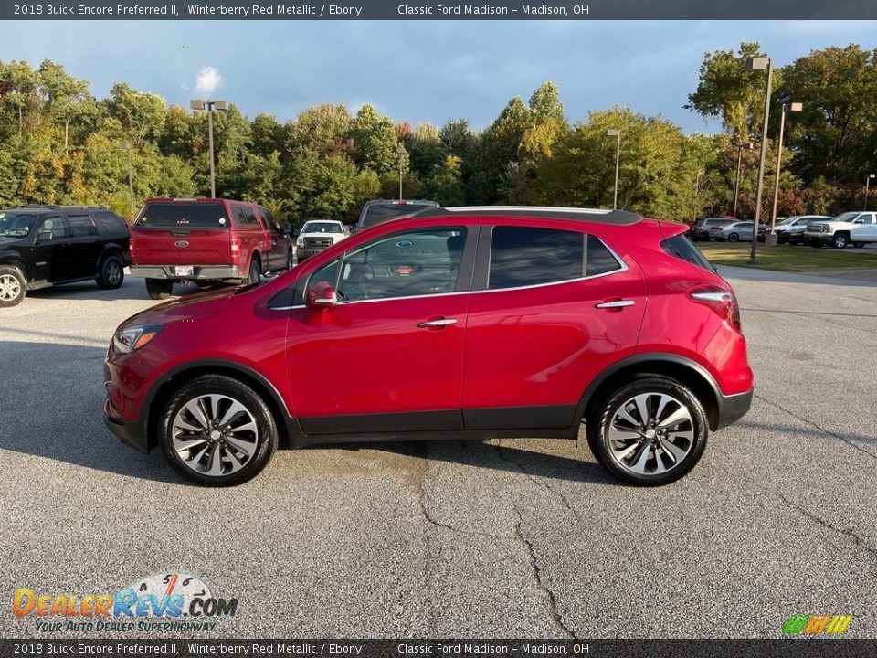 2018 Buick Encore Preferred II Winterberry Red Metallic / Ebony Photo #8