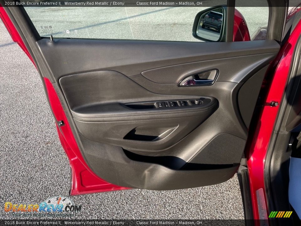 2018 Buick Encore Preferred II Winterberry Red Metallic / Ebony Photo #12