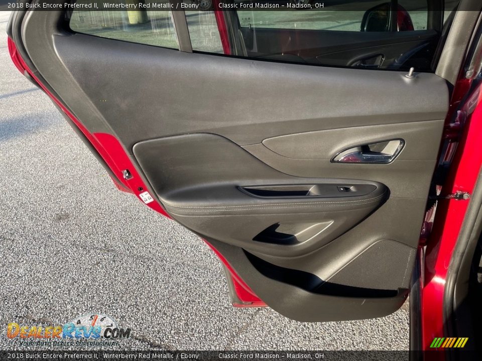 2018 Buick Encore Preferred II Winterberry Red Metallic / Ebony Photo #13