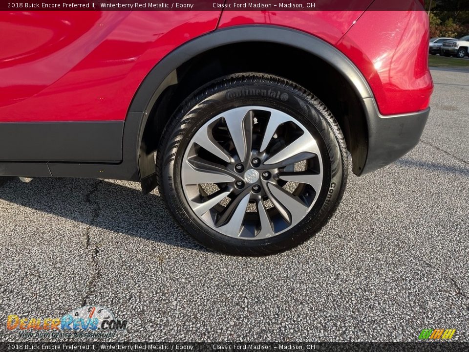 2018 Buick Encore Preferred II Winterberry Red Metallic / Ebony Photo #16