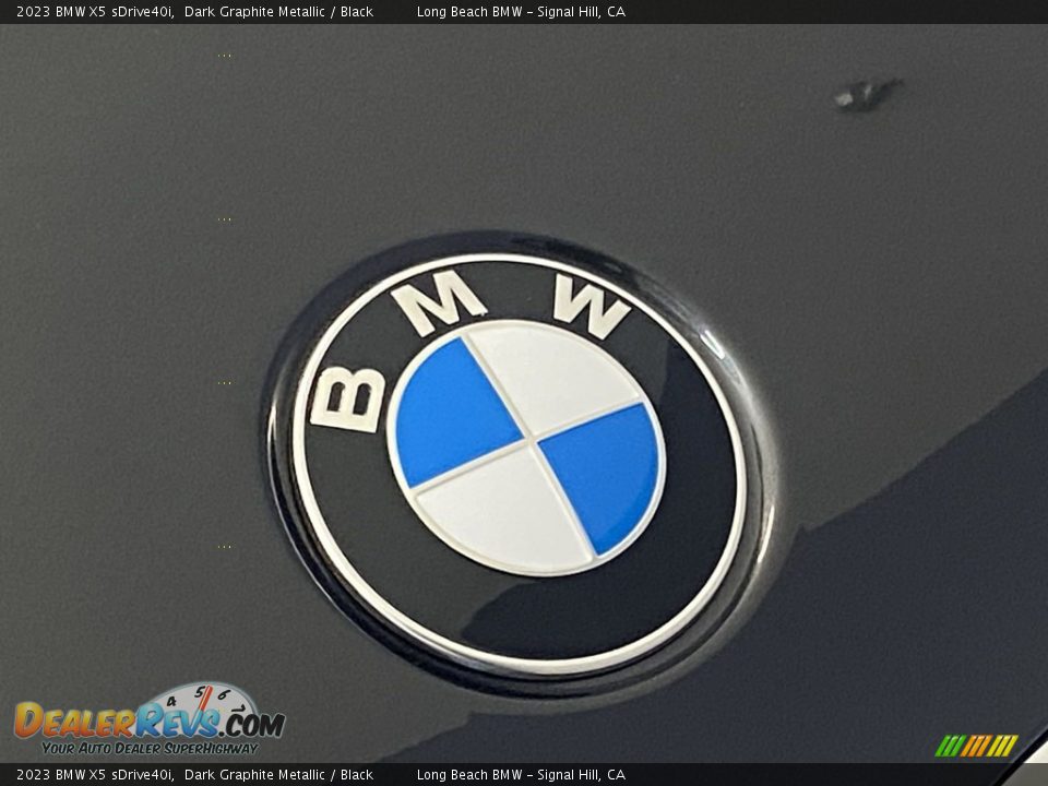 2023 BMW X5 sDrive40i Dark Graphite Metallic / Black Photo #5