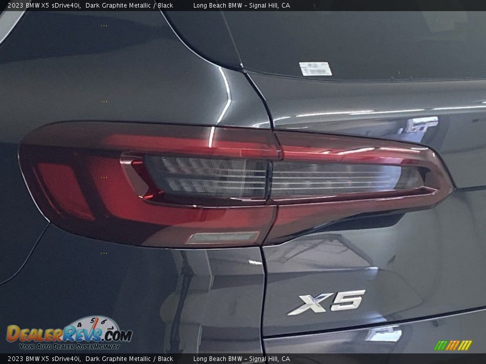 2023 BMW X5 sDrive40i Dark Graphite Metallic / Black Photo #6