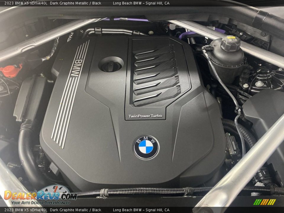 2023 BMW X5 sDrive40i Dark Graphite Metallic / Black Photo #9