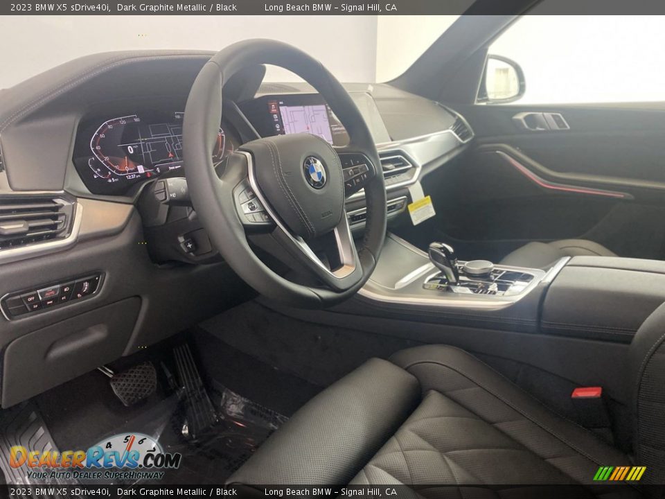 2023 BMW X5 sDrive40i Dark Graphite Metallic / Black Photo #12