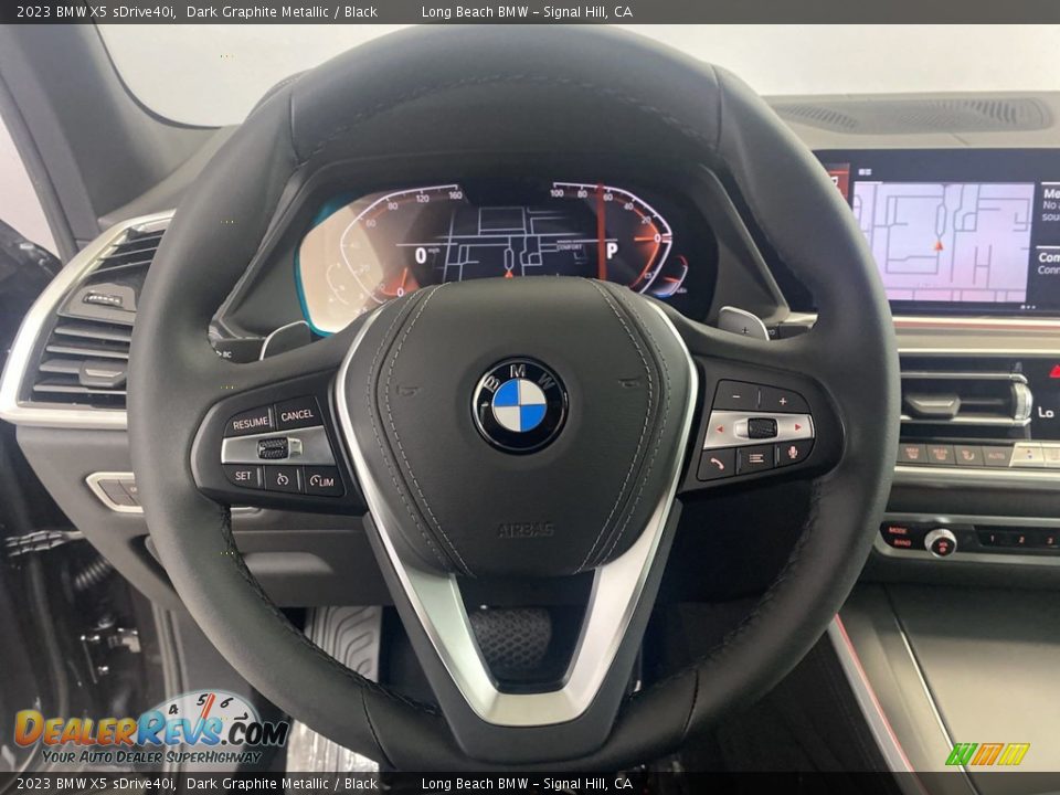 2023 BMW X5 sDrive40i Dark Graphite Metallic / Black Photo #14