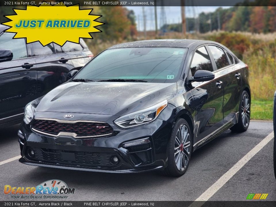 2021 Kia Forte GT Aurora Black / Black Photo #1