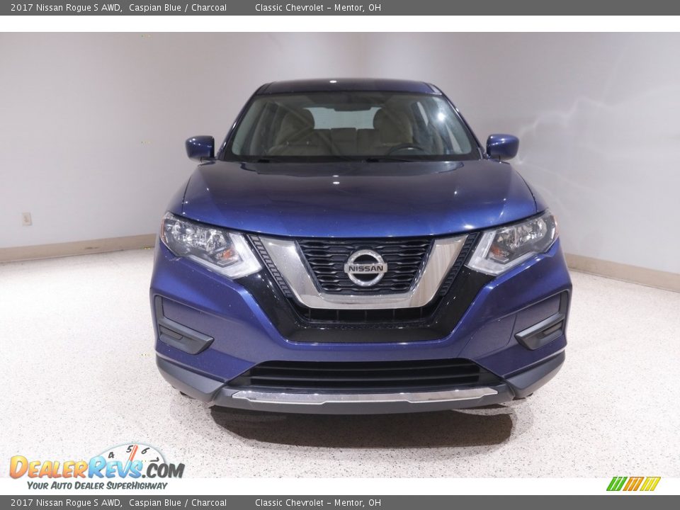 2017 Nissan Rogue S AWD Caspian Blue / Charcoal Photo #2