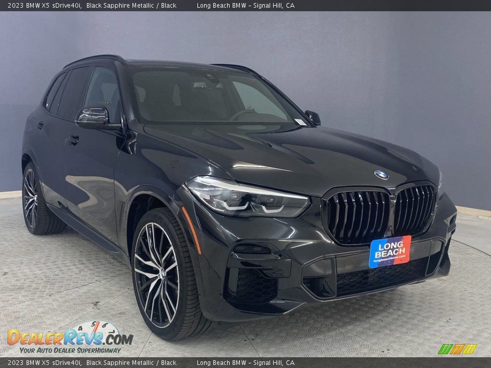 2023 BMW X5 sDrive40i Black Sapphire Metallic / Black Photo #27